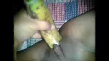 Desi girl banana sex video
