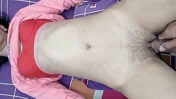 Desi couple first night hard sex with hindi audio DESISLIMGIRL part 2 video